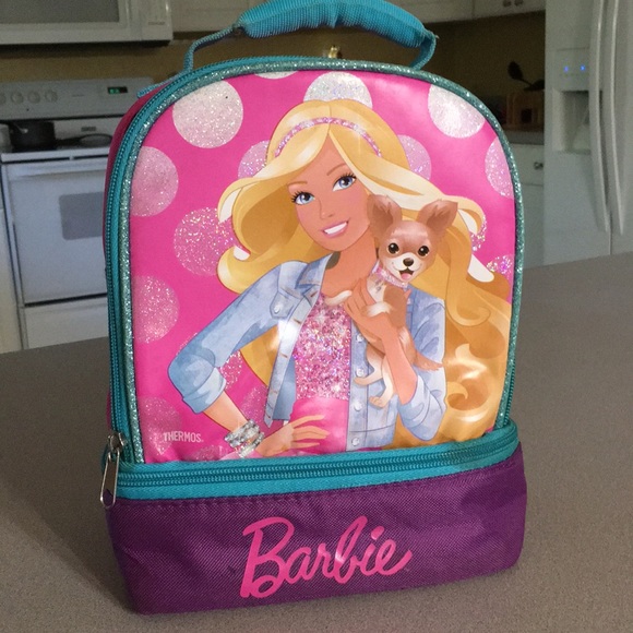 barbie thermos lunch box